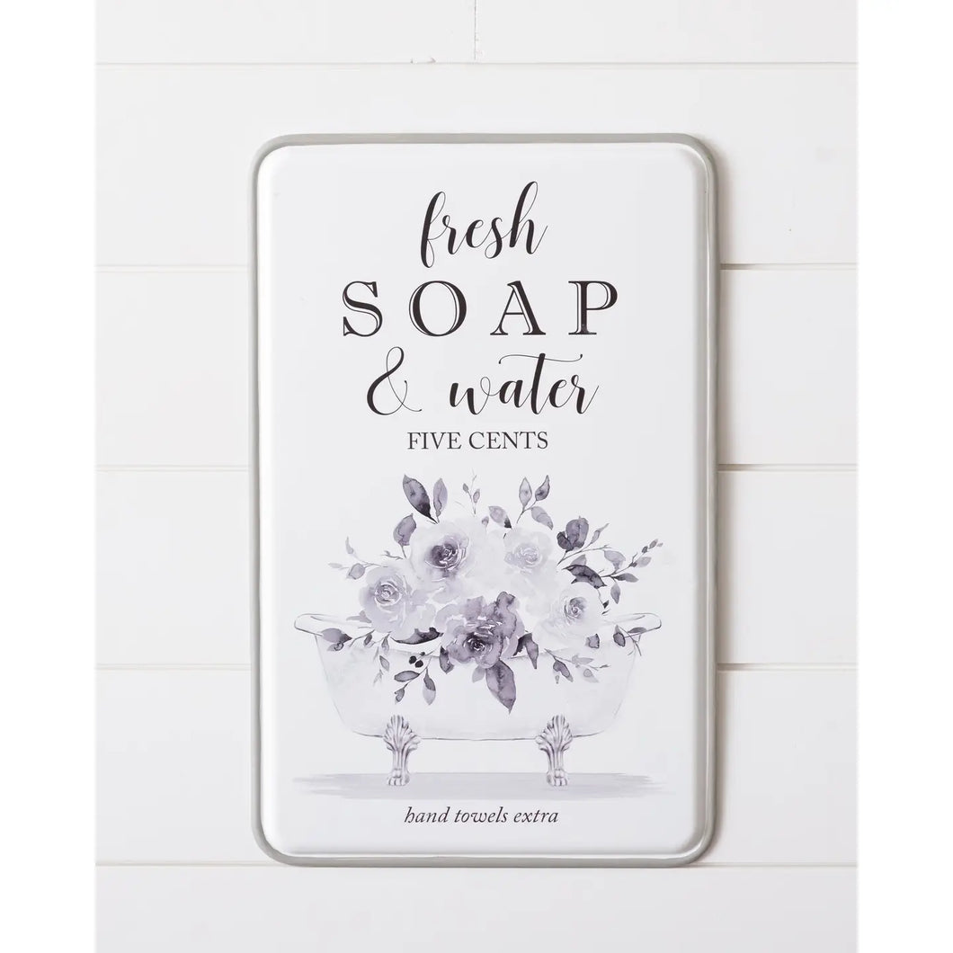 Fresh Soap Sign