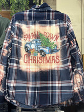 Load image into Gallery viewer, Small Town Christmas Bleached Flannel
