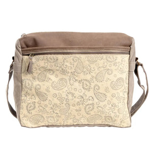 Paisley Canvas Zipper Bag