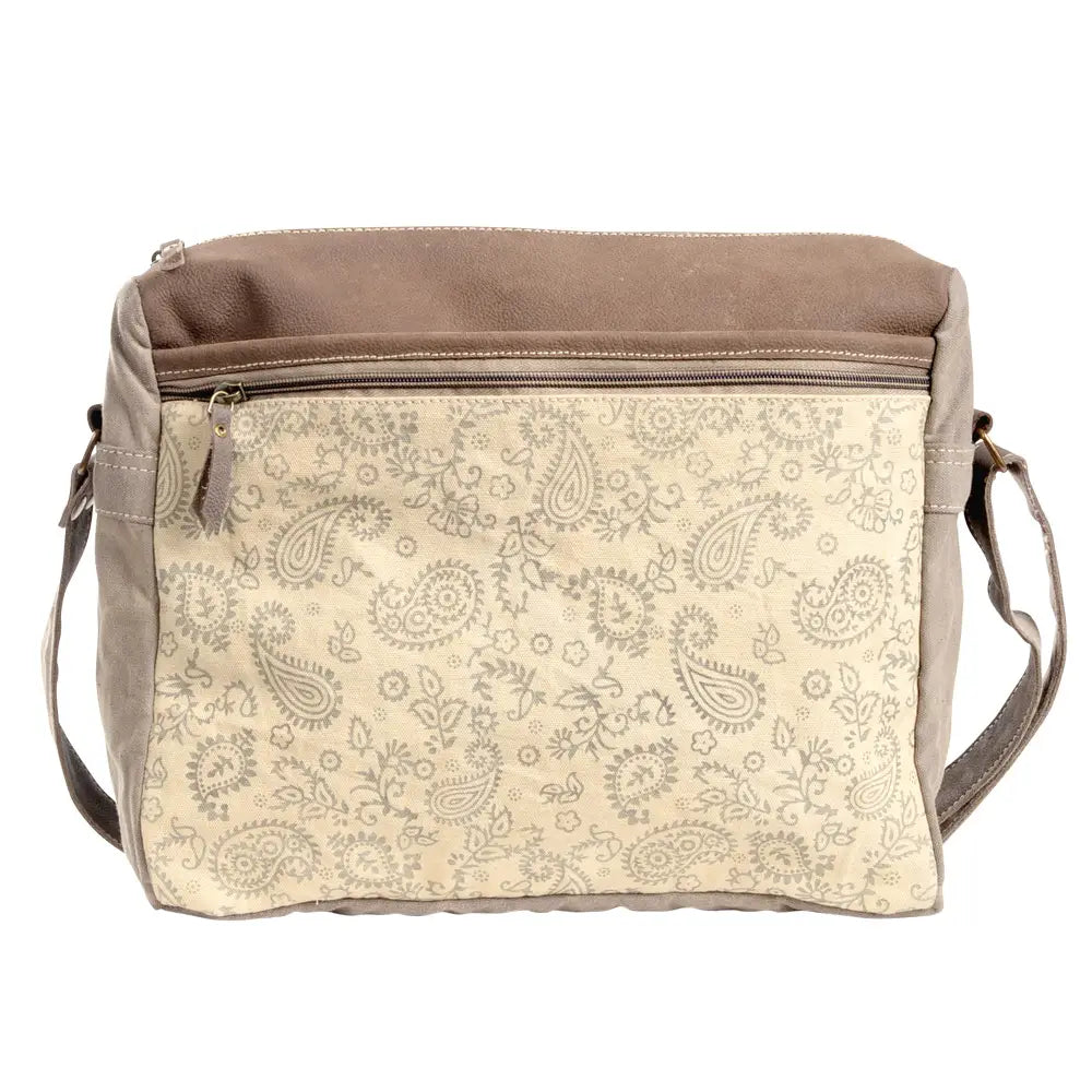 Paisley Canvas Zipper Bag