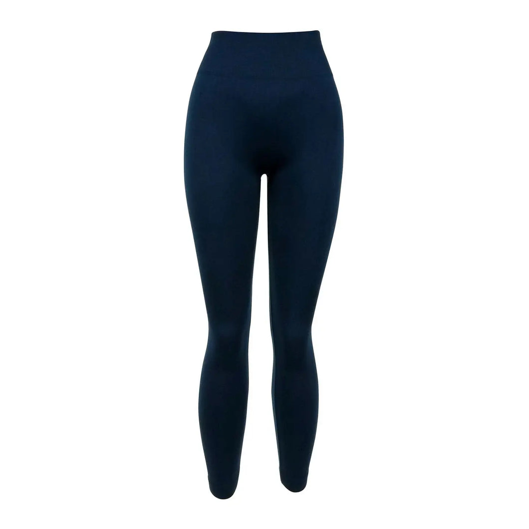 Navy Fleece Lined Leggings