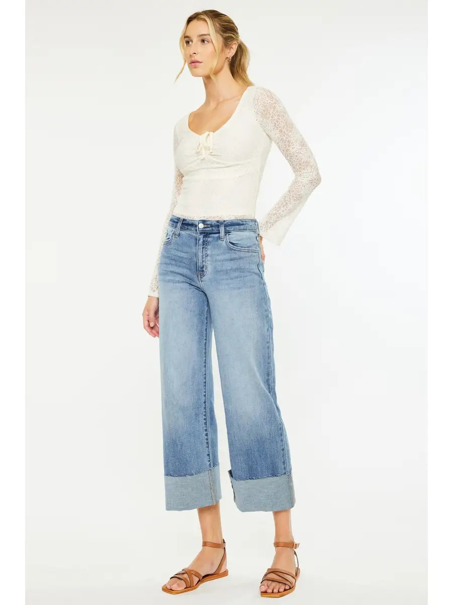 Kancan High Rise Crop Jeans