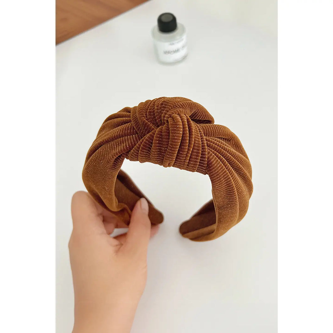 Chestnut Ribbed Headband