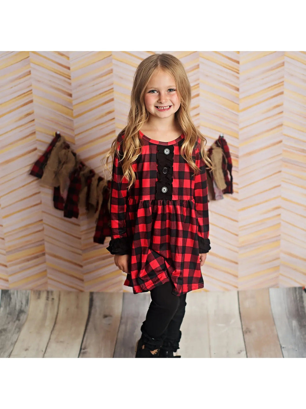 Black Ruffle Leggings