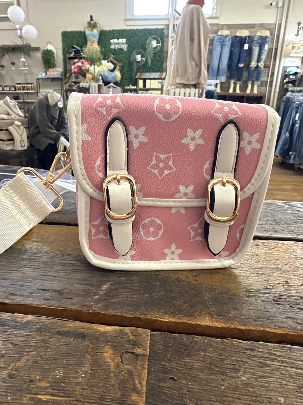 Pink Buckle Purse