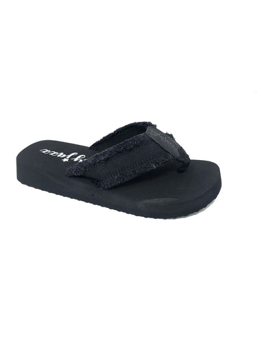 Black Flip Flops