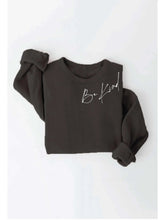 Load image into Gallery viewer, Black Be Kind Sweatshirt