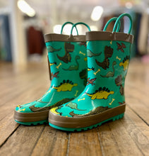 Load image into Gallery viewer, Dinosaur Rain Boots