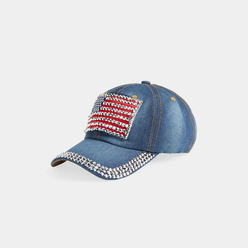 Denim Flag Baseball Hat