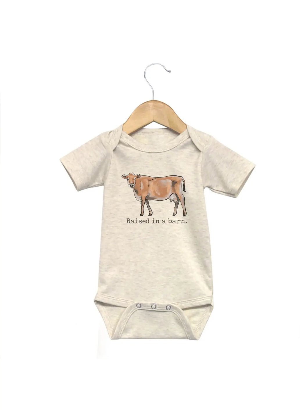 Raised in A Barn Onesie
