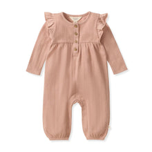 Load image into Gallery viewer, Ribbed Pointelle Romper