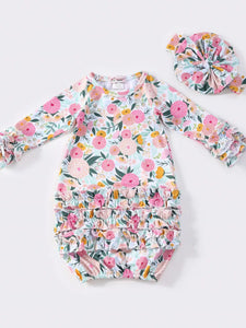 Dahlia Baby Gown