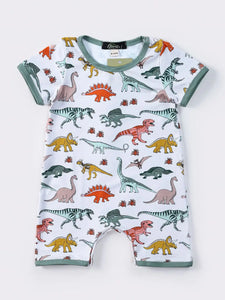 Dinosaur Shorts Romper