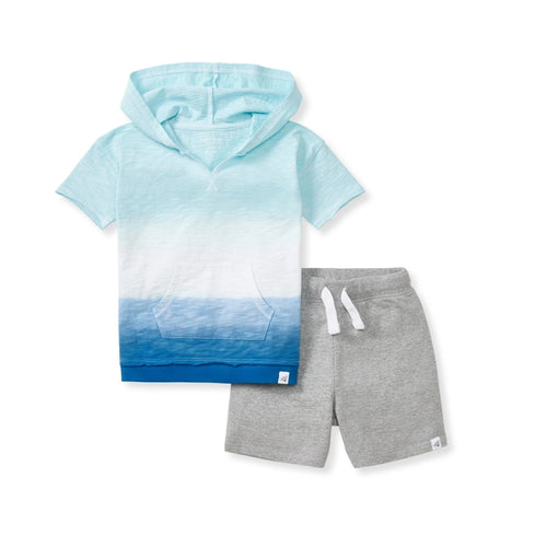 Double Dip Dye Shorts Set