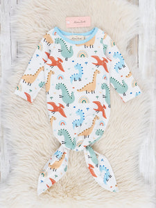 Dinosaur Knot Gown