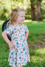 Load image into Gallery viewer, School Bus Back to School Twirl Dress