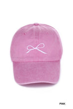 Load image into Gallery viewer, Coquette Bow Embroidered Hat