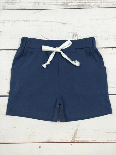Blue Pocket Shorts