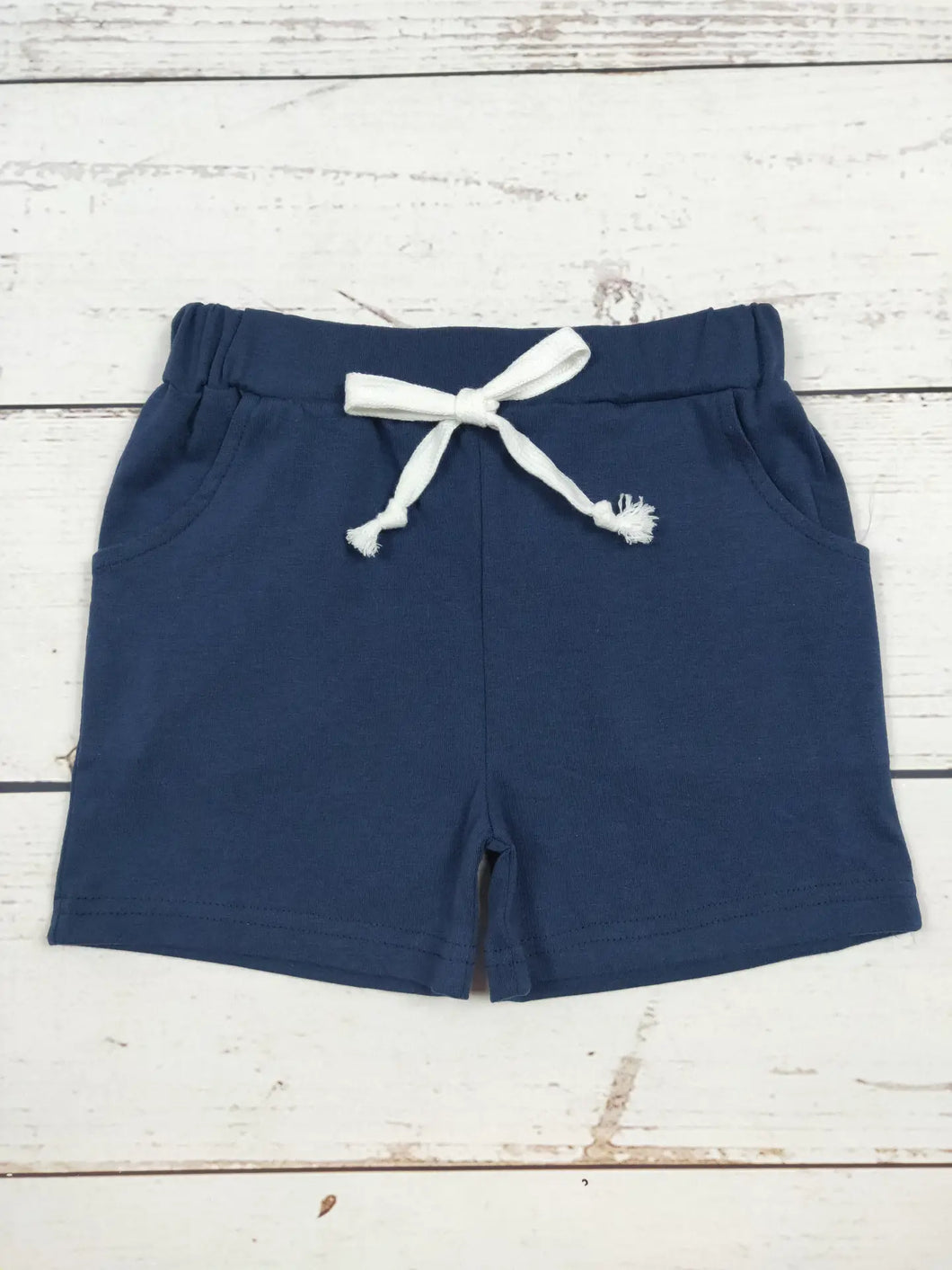 Blue Pocket Shorts