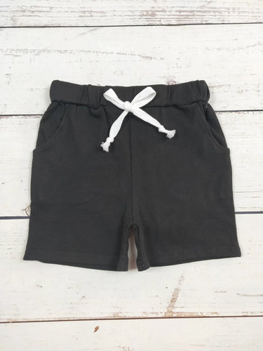 Black Pocket Shorts