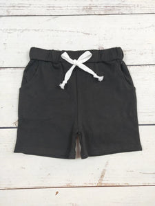 Black Pocket Shorts
