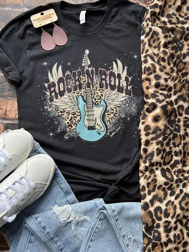 Rock n Roll Leopard Tee