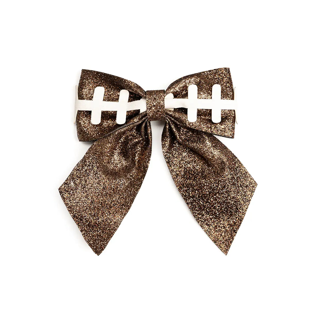 Football Bow Clip