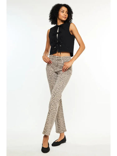Kancan High Rise Leopard Pants
