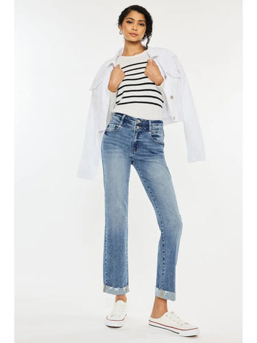 Kancan High Rise Straight Jean