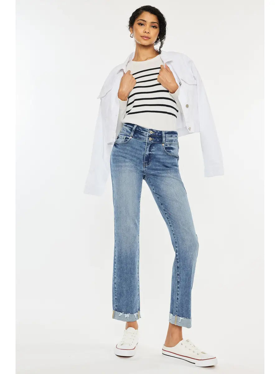 Kancan High Rise Straight Jean