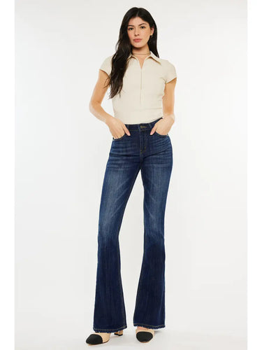 Kancan Mid Rise Flare Jeans