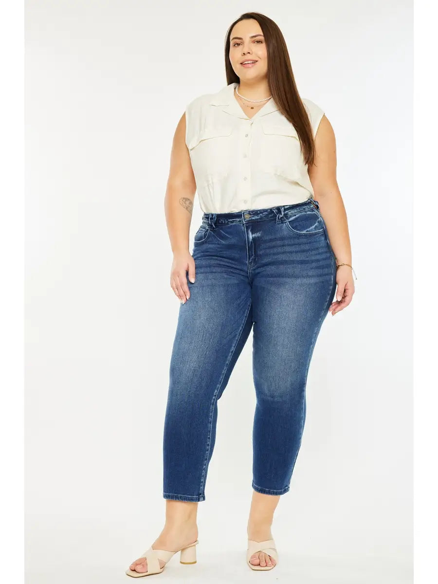 Kancan Mid Rise Straight Jean PLUS