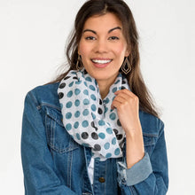 Load image into Gallery viewer, Polka Dot Infinity Scarf