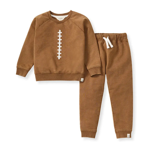 Acid Wash Sweatshirt Set