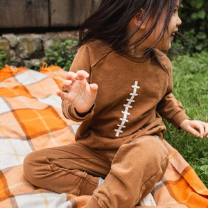 Acid Wash Sweatshirt Set
