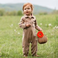 Load image into Gallery viewer, Ginger Acid Wash Jumpsuit