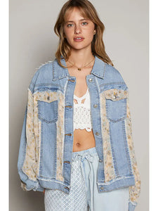 Floral Denim Jacket