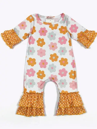 Mustard Daisy Romper