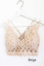 Load image into Gallery viewer, Lace Scalloped Cami Bralette PLUS