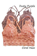 Load image into Gallery viewer, Lace Scalloped Cami Bralette PLUS