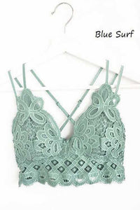 Lace Scalloped Cami Bralette PLUS