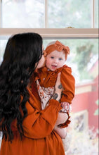 Load image into Gallery viewer, Toffee &amp; Floral Romper