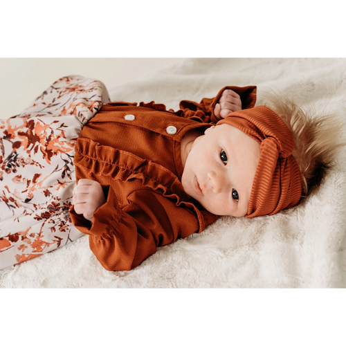 Toffee & Floral Romper