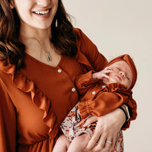 Load image into Gallery viewer, Toffee &amp; Floral Romper