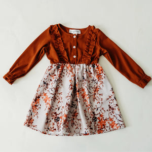 Toffee & Floral Dress