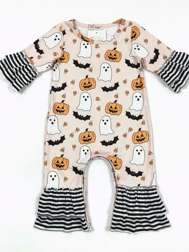 Halloween Stripe Romper