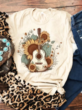 Load image into Gallery viewer, Sunflower Guitar Tee