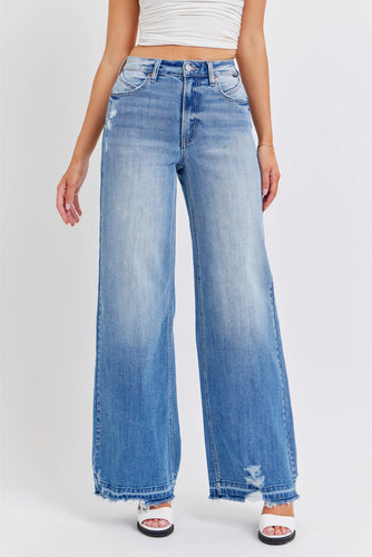 Cello High Rise Wide Leg Jeans