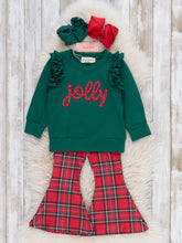 Load image into Gallery viewer, Jolly Plaid Bell Set