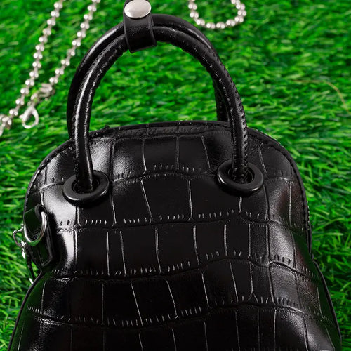 Black Kids Textured Purse